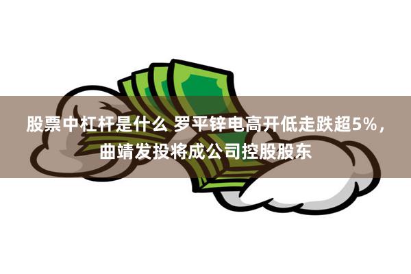 股票中杠杆是什么 罗平锌电高开低走跌超5%，曲靖发投将成公司控股股东