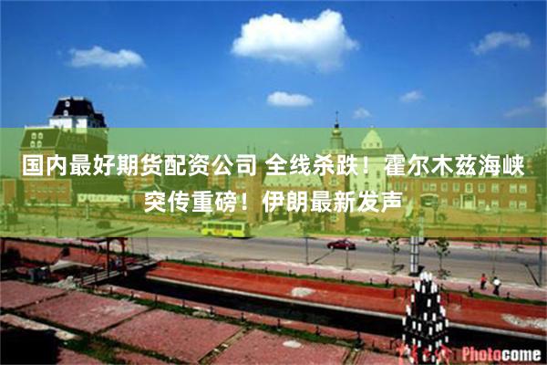 国内最好期货配资公司 全线杀跌！霍尔木兹海峡突传重磅！伊朗最新发声