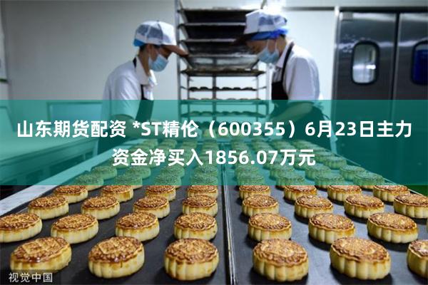 山东期货配资 *ST精伦(600355)6月23日主力资金净买入1856.07万元