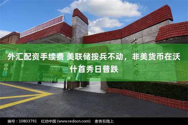 外汇配资手续费 美联储按兵不动,非美货币在沃什首秀日普跌