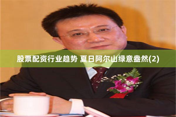 股票配资行业趋势 夏日阿尔山绿意盎然(2)