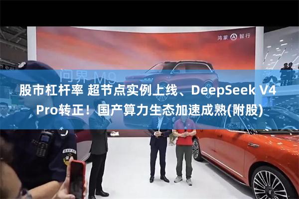 股市杠杆率 超节点实例上线、DeepSeek V4 Pro转正！国产算力生态加速成熟(附股)
