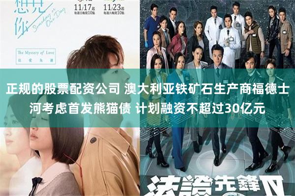 正规的股票配资公司 澳大利亚铁矿石生产商福德士河考虑首发熊猫债 计划融资不超过30亿元
