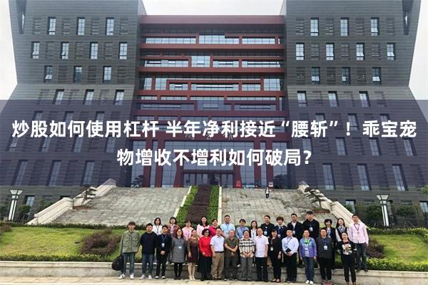 炒股如何使用杠杆 半年净利接近“腰斩”！乖宝宠物增收不增利如何破局？
