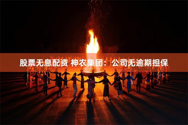 股票无息配资 神农集团：公司无逾期担保